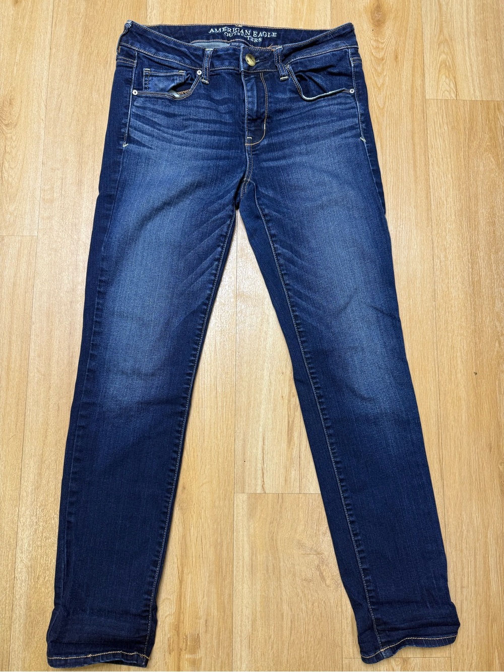 American Eagle Outfitters Women's Dark Indigo Skinny Jeans US 8